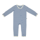 Sapphire and Natural Stripe Baby Grow